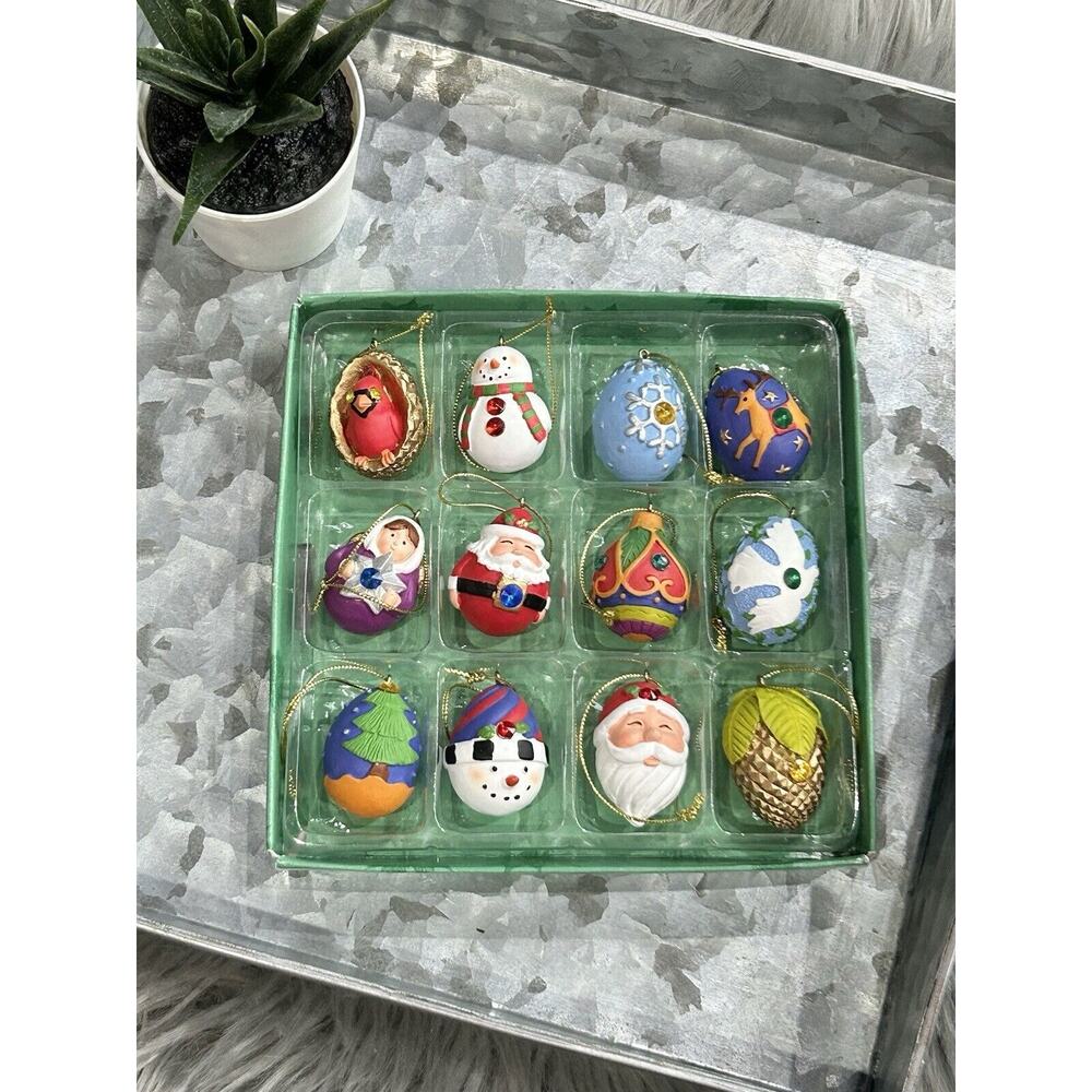 Holiday Christmas Mini Tree‎ Trim Ornaments 12pc Set By Target